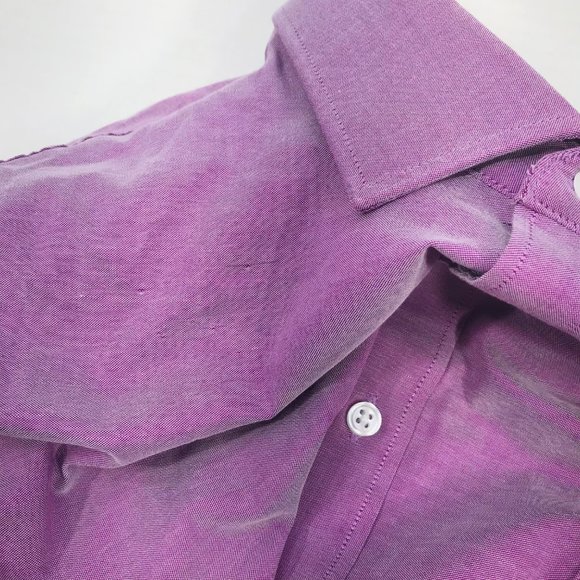 Tommy Hilfiger Men's Sz 18 18.5 34/35 2XL Long Sleeve Button Down Shirt Preowned - Picture 3 of 15